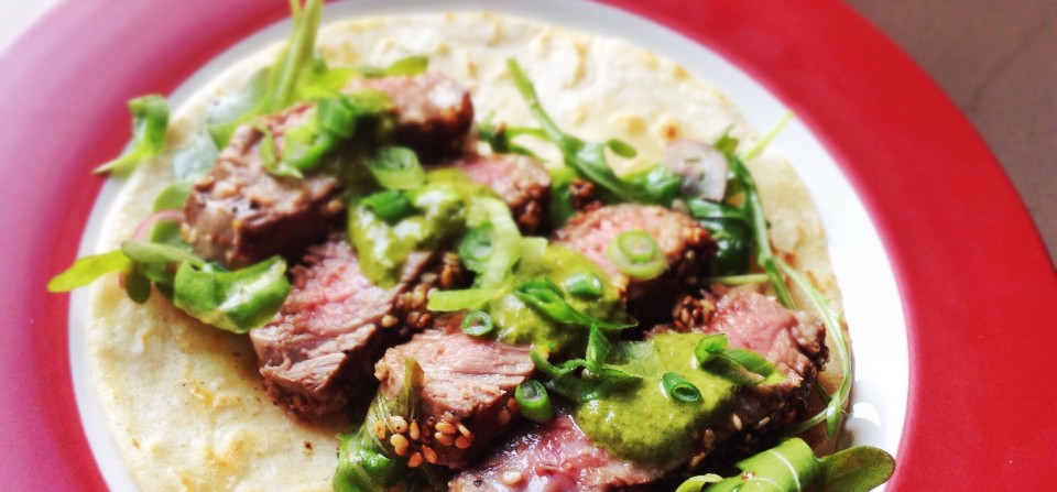 Sirloin Taco with Chimichurri